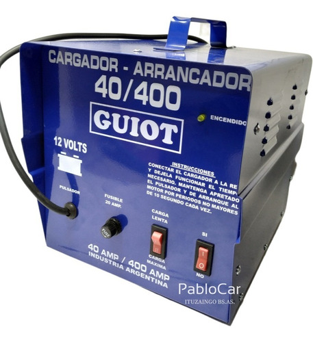 Cargador /arrancador 40/400 Amp 12 V Con Comando A Distancia
