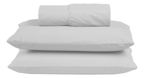 Jogo Cama Super King 100% Algodão Percal 300 Fios 03 Peças | Frete grátis