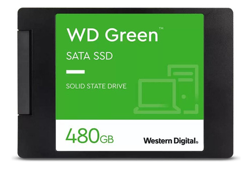 Hd Ssd 480gb Sata3 Western Digital Green Wds480g3g0a