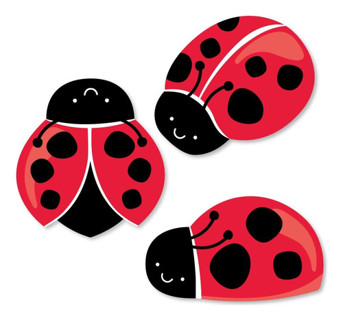 Happy Little Ladybug - Recortes Fiestas De Cumpleaños ...