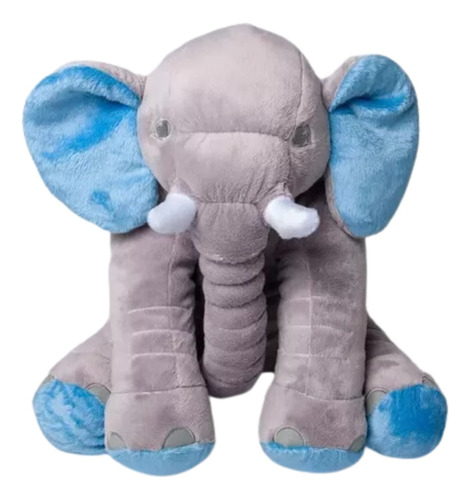 Almofada Elefante Travesseiro Pelúcia 60cm Anti-alérgico