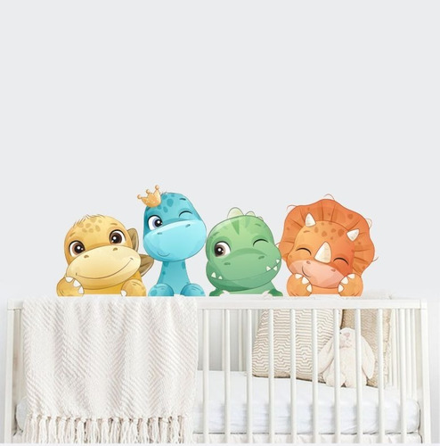 Adesivo Decorativo Infantil Dinossauro Baby 115x40cm