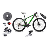 Bicicleta 29 Ksw Shimano Acera 27v Hidráulico Trava K7 11/36