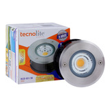 Empotrable Piso 10w Luz Cálida Led Satinado Tecnolite Orbix