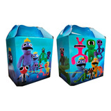 Azul Rainbow Fiend Roblox Set 40 Dulceros Cajitas Bolo Feliz