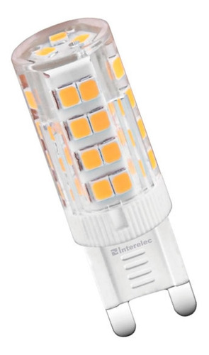 Lámpara Led Bipin G9 4,5w Luz Fría Cálida Interelec Pack X 5