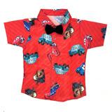 Camisa Infantil Carros Menino Social Aniversario Festa