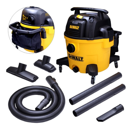 Aspirador De Pó E Aguá 1250w 45lt Dewalt Dwv106