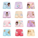 Pack 12 Pantaletas Algodón Niña Calzón Talla 2-10