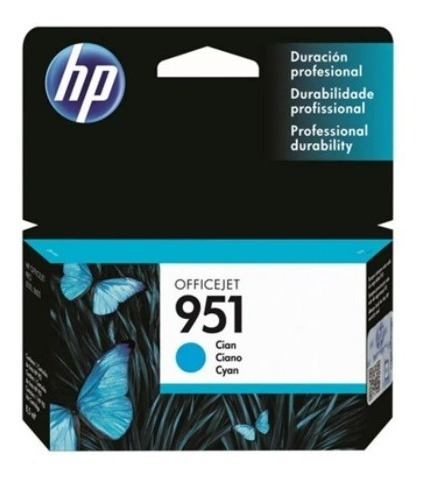 Cartucho Hp 951 Cyan Original Y Sellado