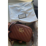 Bolsa Gucci Mini Marmont Marrón Original