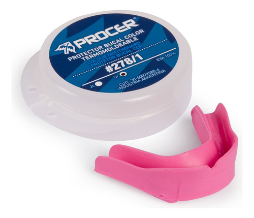 Protector Bucal Simple Procer Con Caja  Rugby Boxeo Asfl70