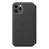 Carcasa De Cuero Apple Para iPhone 11 Pro Negro
