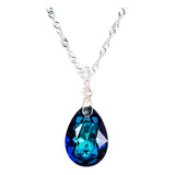 Joyas Colgante Gota Swarovski® Plata