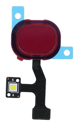 Flex Botão Impressão Digital Biometria Para M21s M217 Vermel
