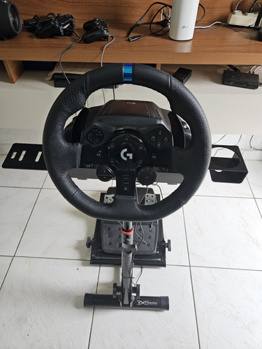 Volante G29 Logitech Para Ps4 Ps5 E Pc, Mais Cockpit.