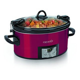 Crock-pot Sccpvl610-r-a, 6 Qt, Rojo