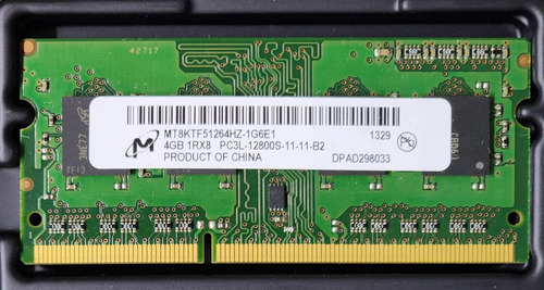 Memoria Micron Ram 4gb Ddr3 1600mhz