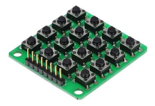 Teclado Botonera 16 4x4 Matrix Mcu Modulo Arduino