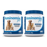  Aminomix Pet 500g Suplemento P/ Cães E Gatos - Vetnil - 2un