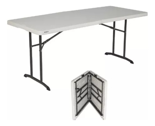 Mesa Plegable Lifetime 153cm 1.53m Portafolio Con Agarradera