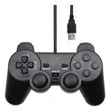 Joystick Ps2 Con Cable Usb Compatible Con Pc Color Negro..