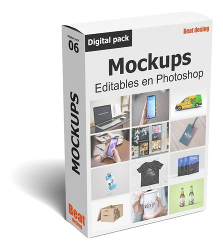 Super Pack De Mockups Editables En Photoshop- Diseño Grafico