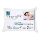 Pack De 2 Almohadas Cannon 50x70cm Clásica Blanco