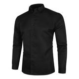 Camisa Social Tech Com Elastano Toque Frio Inverno