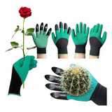 2 Pares Guantes Protectores Jardinería Impermeables Garras