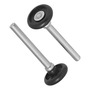 Ruedas Para Portones Ascendentes Negra 2x4 Flexiforce 2pz