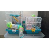 Alojamento Completo Hamster (2 Gaiolas + Caixa Organizadora)