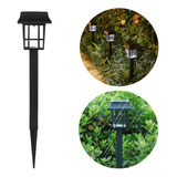 1 Farol Solar Luz Exterior Led Lampara Estaca Jardin Patio