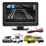 Tela Automotiva Lcd 4.3 Pol. Monitor P/ Câmera De Ré Tv Dvd