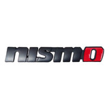 Emblema Lateral O Trasero Nissan Nismo Negro Premium Metal
