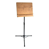 Suporte Saty Para Partitura Maestro Com Madeira 5036-m