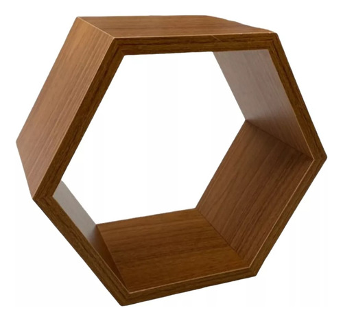 Nicho Colmeia Hexagonal 4 Peças Mdf 15mm Brancotx Decoração