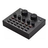 Consola Tarjeta Sonido Externa V8 Aux  Bluetooth Microfono