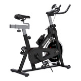 Bicicleta Fija Gadnic Entrenamiento Friccion 18kg Pro Gym Color Negro