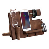 Organizador Mesa De Noche Base Celular Reloj Cartera Gafas