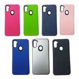 Funda Protectora Reforzada Para Samsung A11 Varios Colores