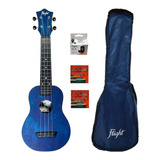 Ukelele Soprano Flight Tus-35blpak  + 2 Set Els-ukc