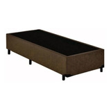 Base Cama Box Universal Suede Solteiro 88x188x41cm