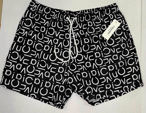 Short Calvin Klein De Hombre Talla Xl Color Negro Original