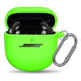 Estuche P/ Bose Quietcomfort Earbuds 2 Silicona, Verde Fluor