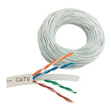 Rollo 50 Mts Cable De Red Utp Cat6 100% Cobre Interior