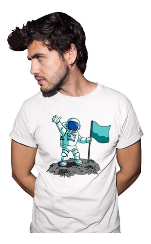 Camisetas De Caricatura De Astronauta Divertida Coloridas Cl