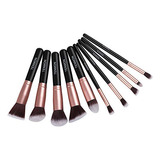 Tenmon 10 Unids Cepillo De Maquillaje Profesional Cara Sombr