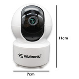 Camera Wifi Segurança Bola Robo Ip Visão Noturna Orbitronic