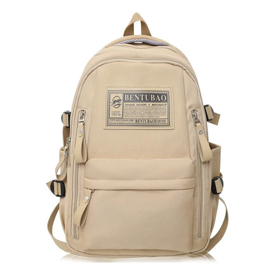 Mochila Antirrobo Para Viaje Estilo Juvenil Casual Unisex Bolsa Mochilas Escolares Para Mujer\u002Fhombres Backpack De Gran Capacidad Multifuncional Color Caqui | Meses sin interés